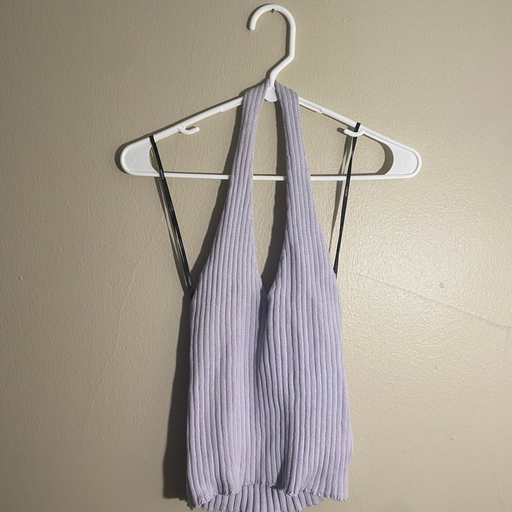 Purple Halter Top